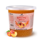 7 LB Peach Flavored Boba Balls for a Bursting and Popping Boba Experience ( 1 case 4x 7lb)