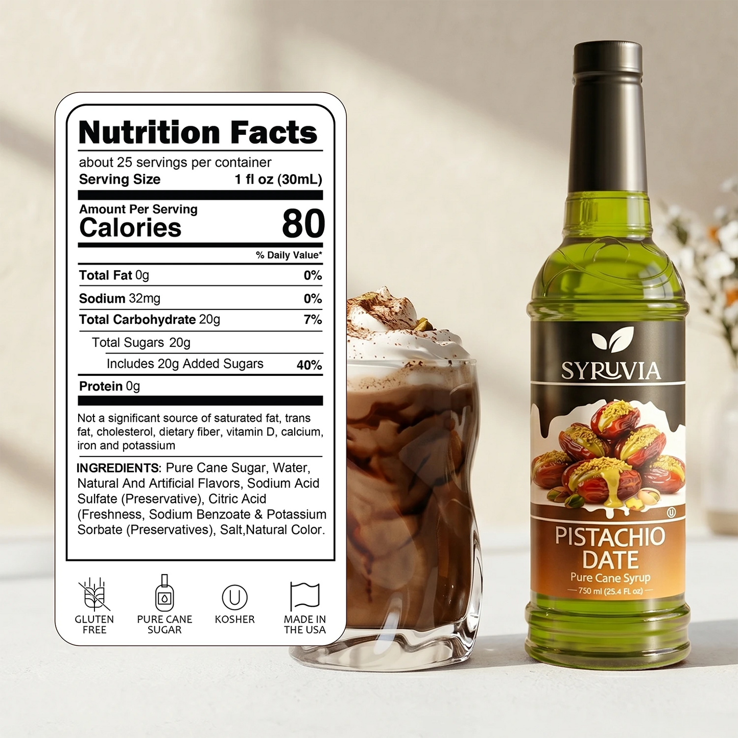 Pistachio Date Syrup