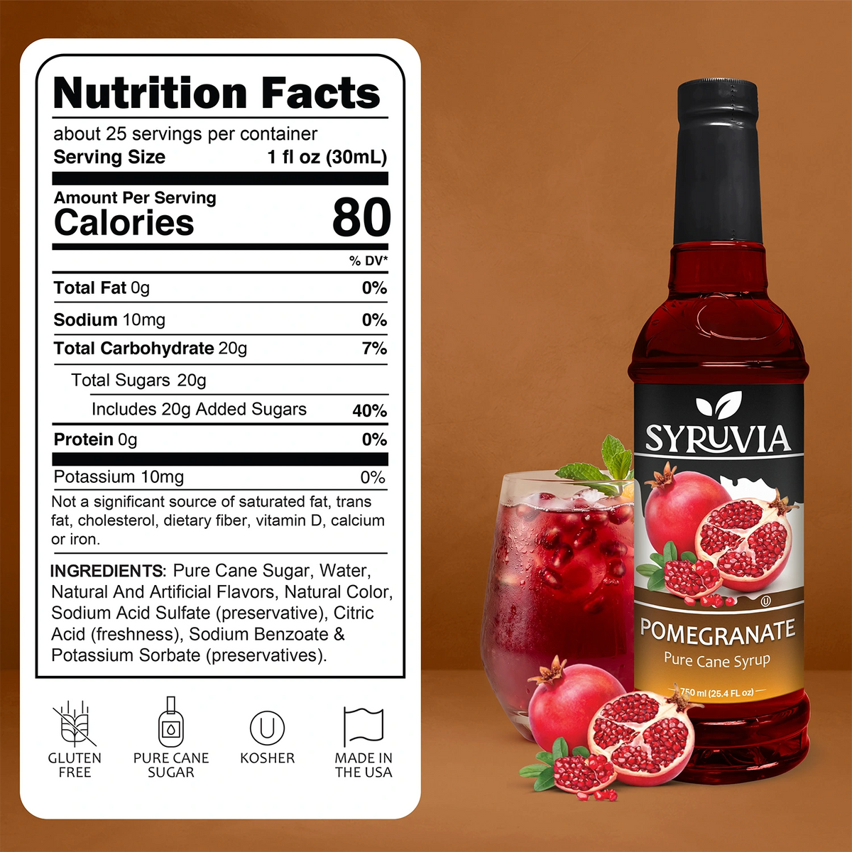 Pomegranate Syrup Syruvia