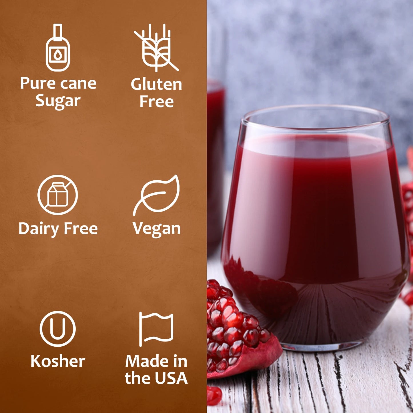 Pomegranate syrup for cocktails