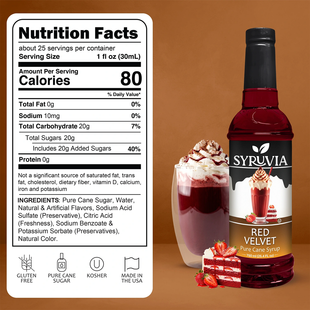 Red Velvet Syrup Syruvia