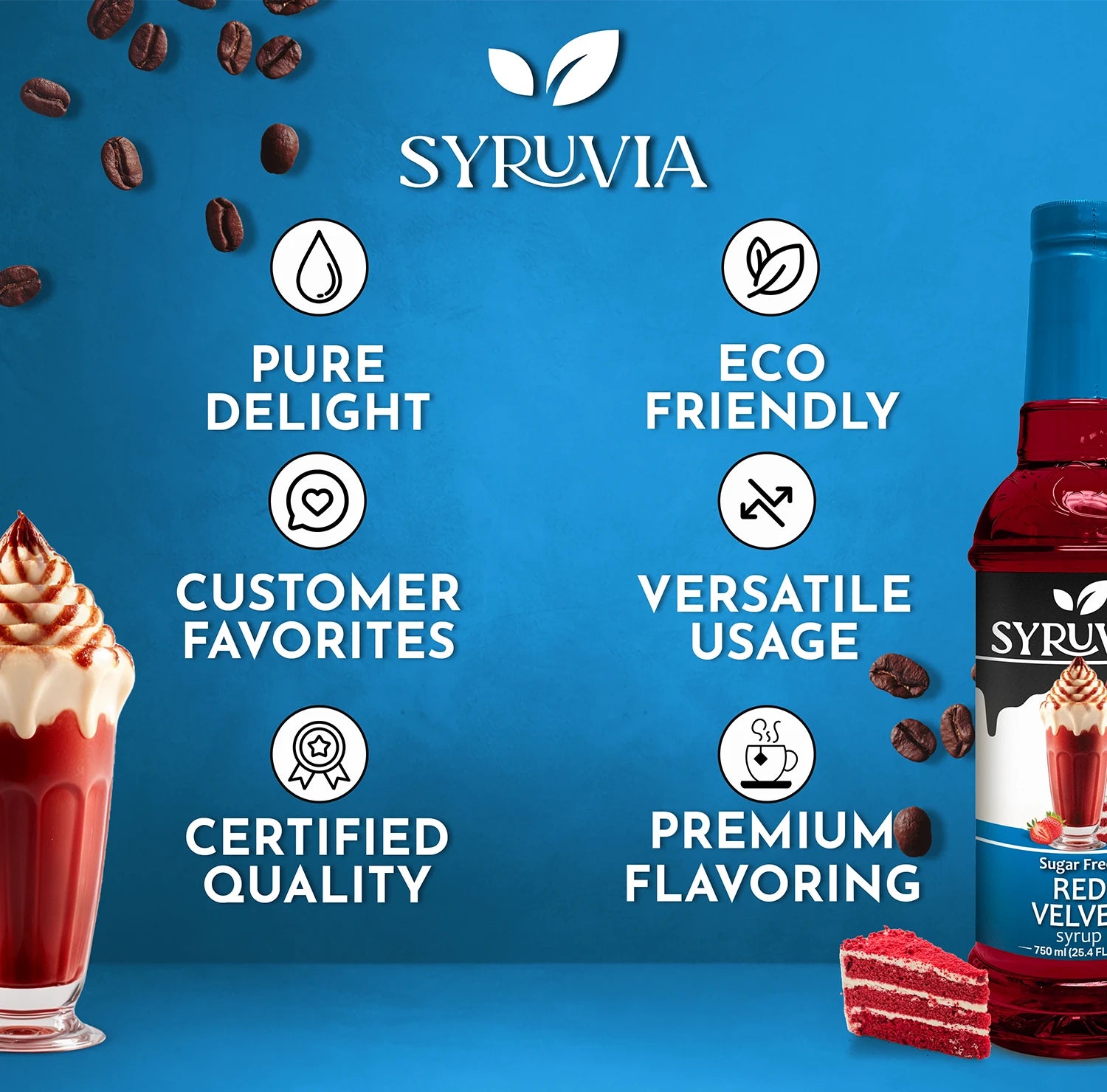 Red Velvet sugar free coffee syrup
