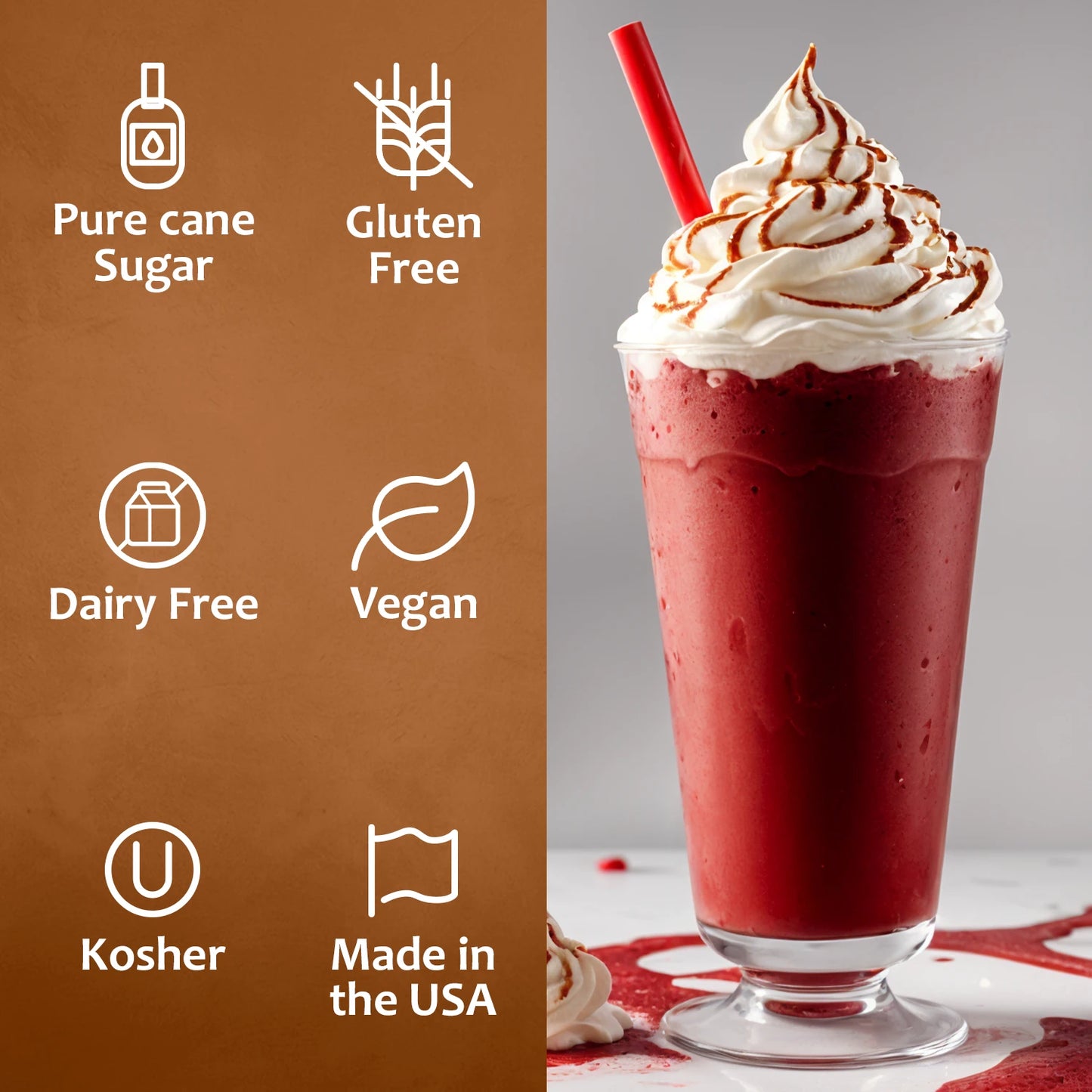Red Velvet syrup for cocktails