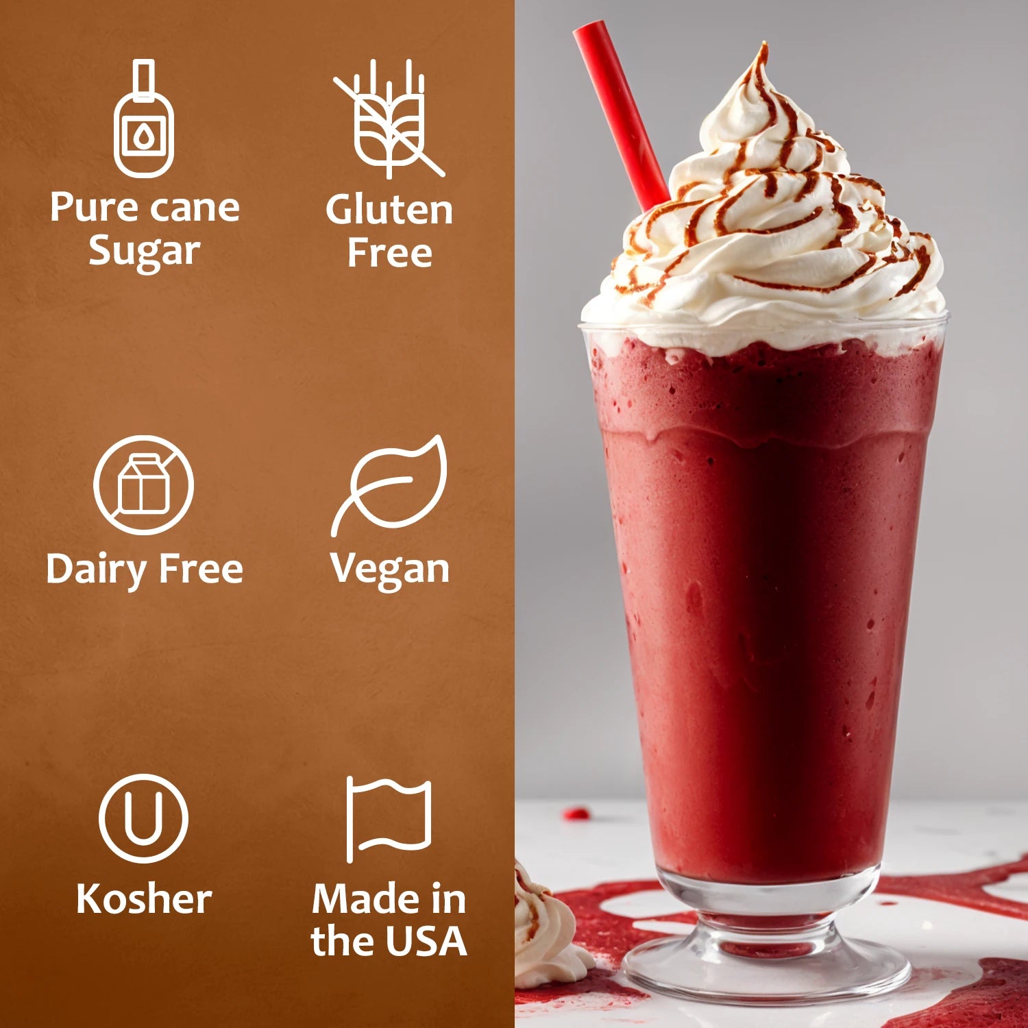 Red Velvet syrup for cocktails
