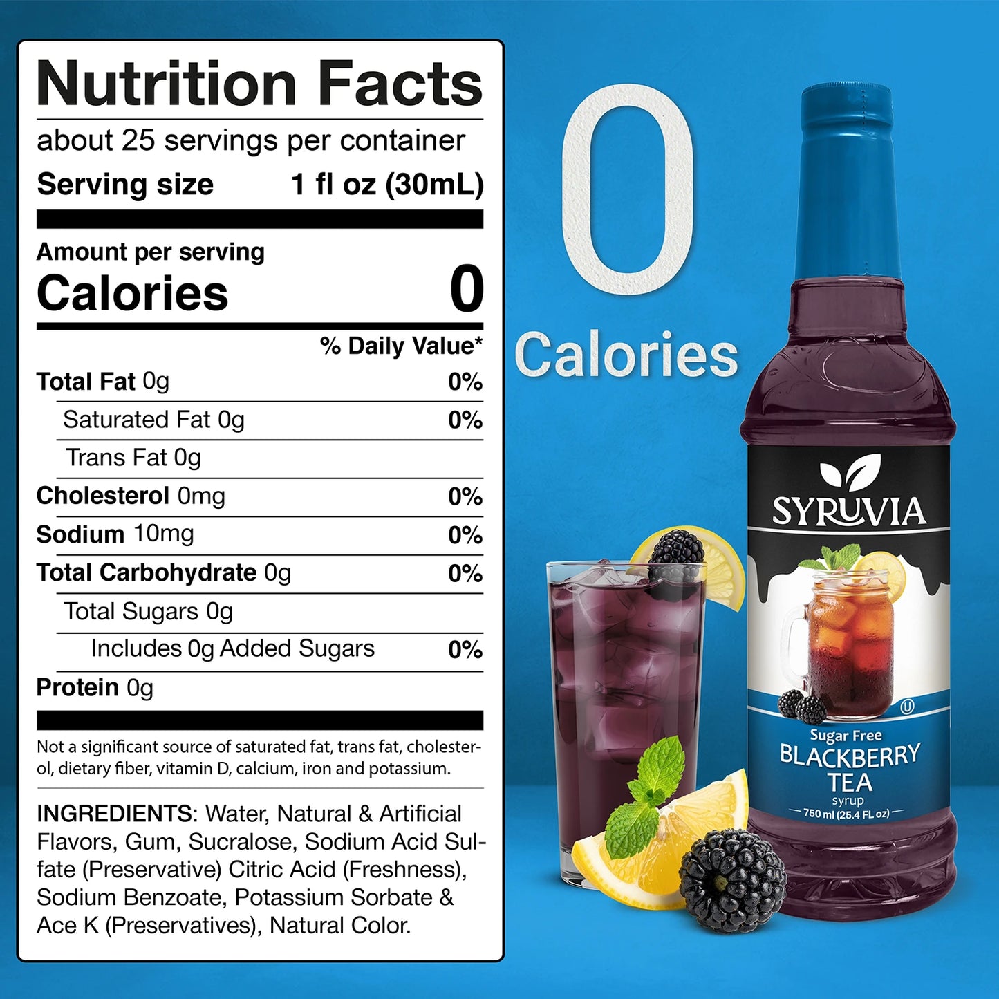 Sugar-Free Blackberry Tea Syrup
