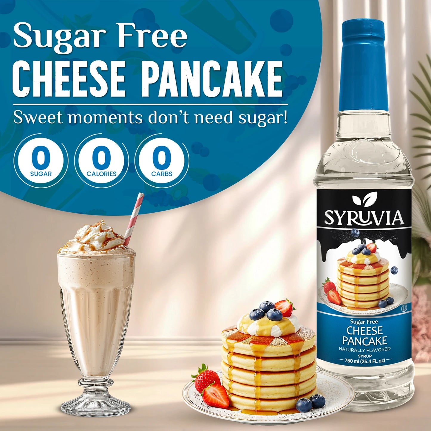 Sugar-Free Cheese Pancake Syrup Syruvia
