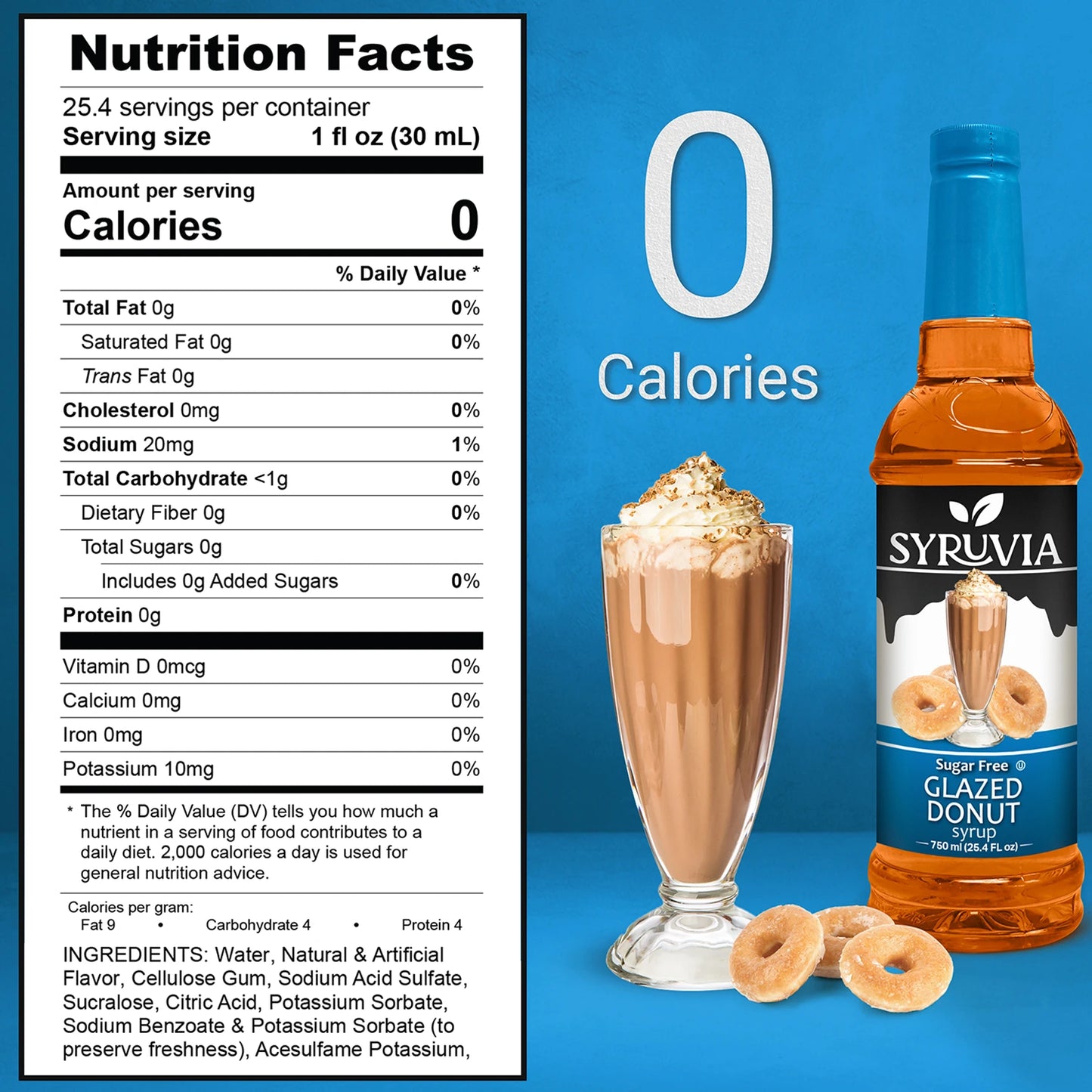 Sugar-Free Glazed Donut Syrup Syruvia
