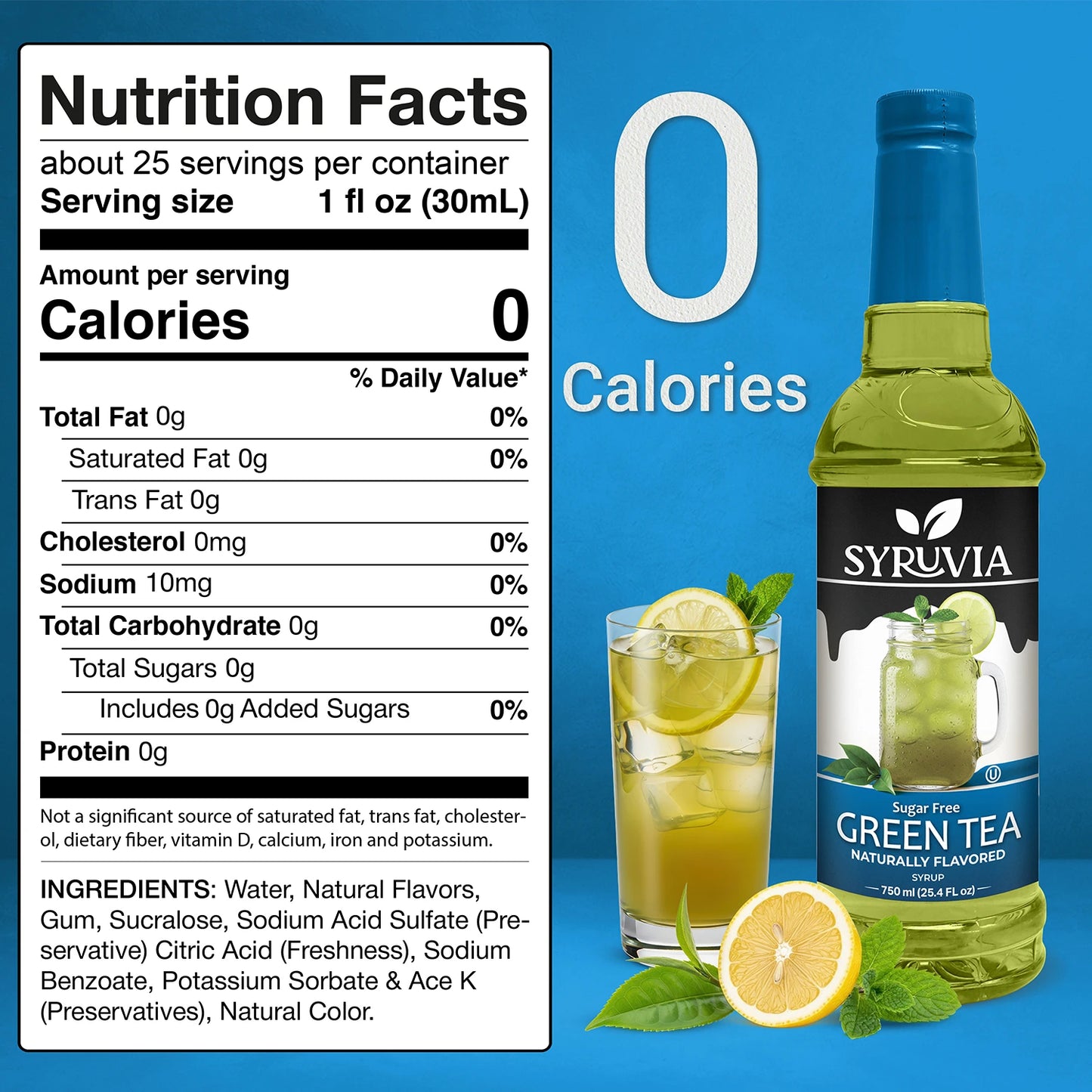 Sugar-Free Green Tea Syrup