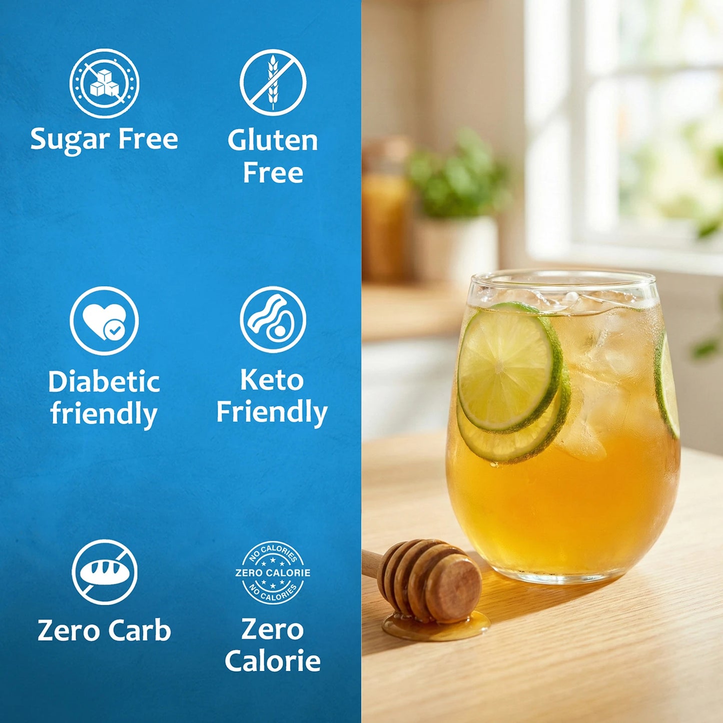 Sugar-Free Honey Lime Syrup Syruvia
