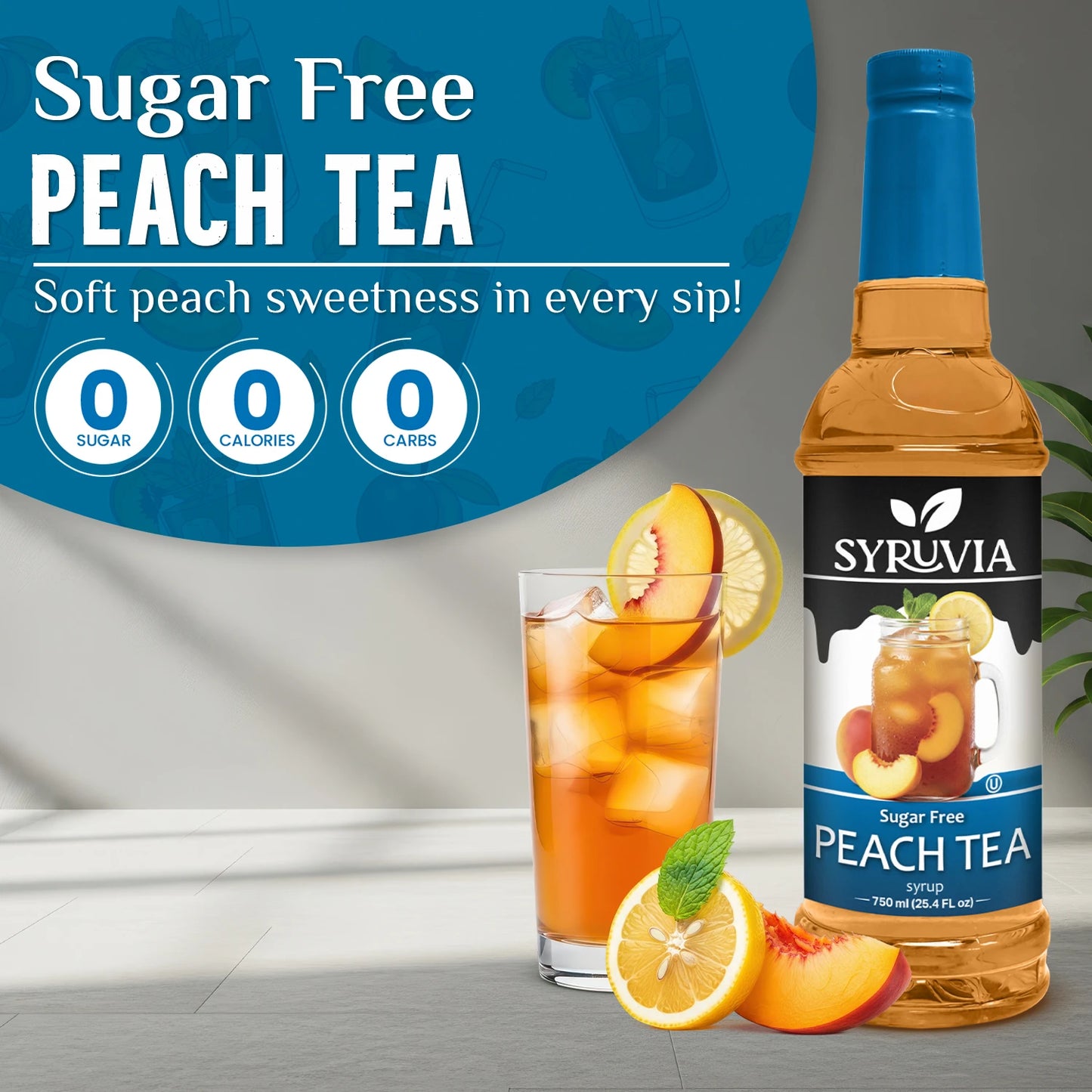 Sugar-Free Peach Tea Syrup