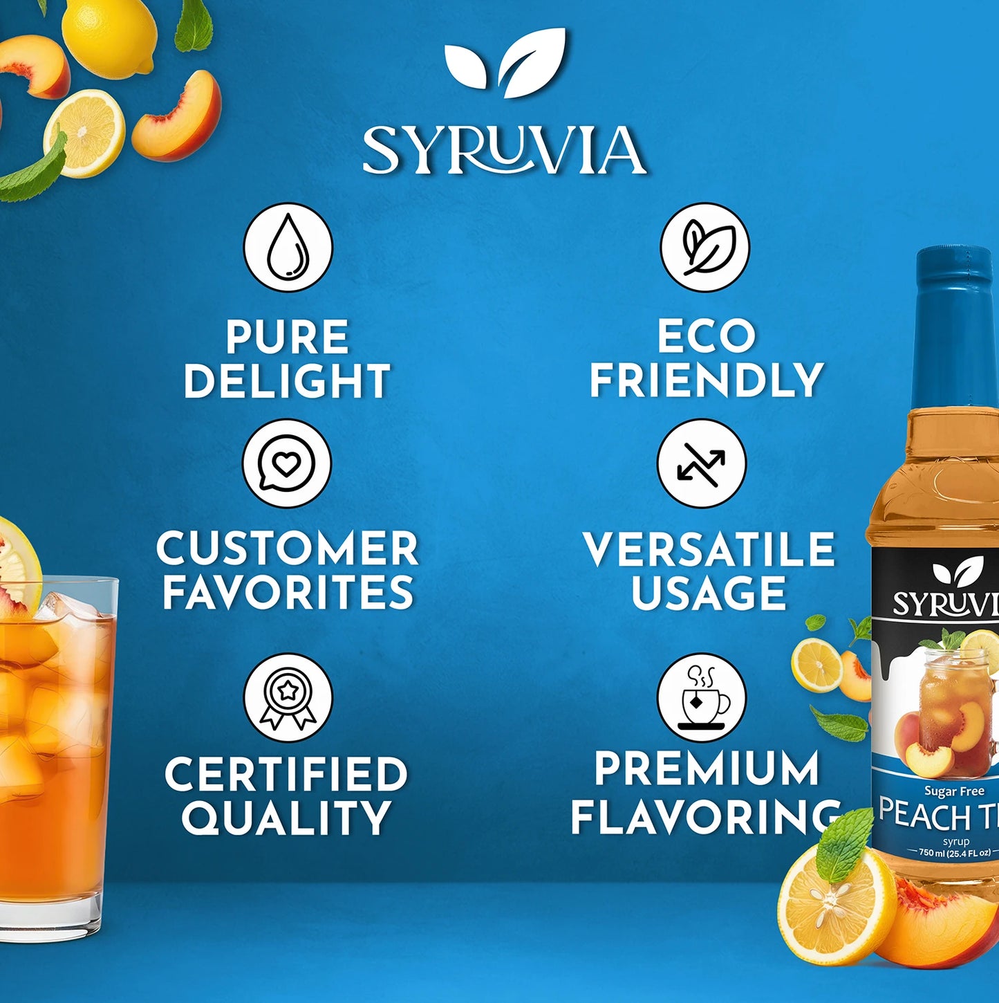 Sugar-Free Peach Tea Syrup