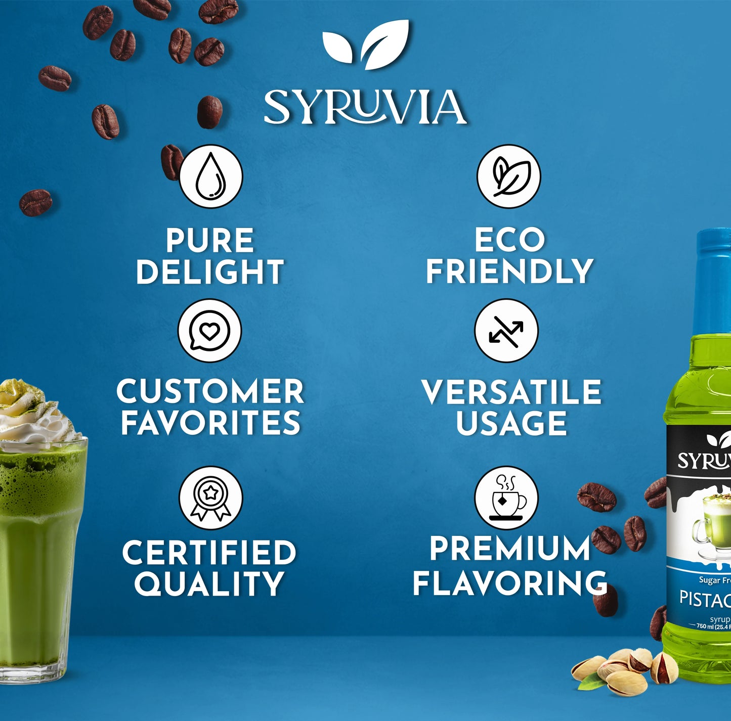 Sugar-Free Pistachio Syrup Syruvia