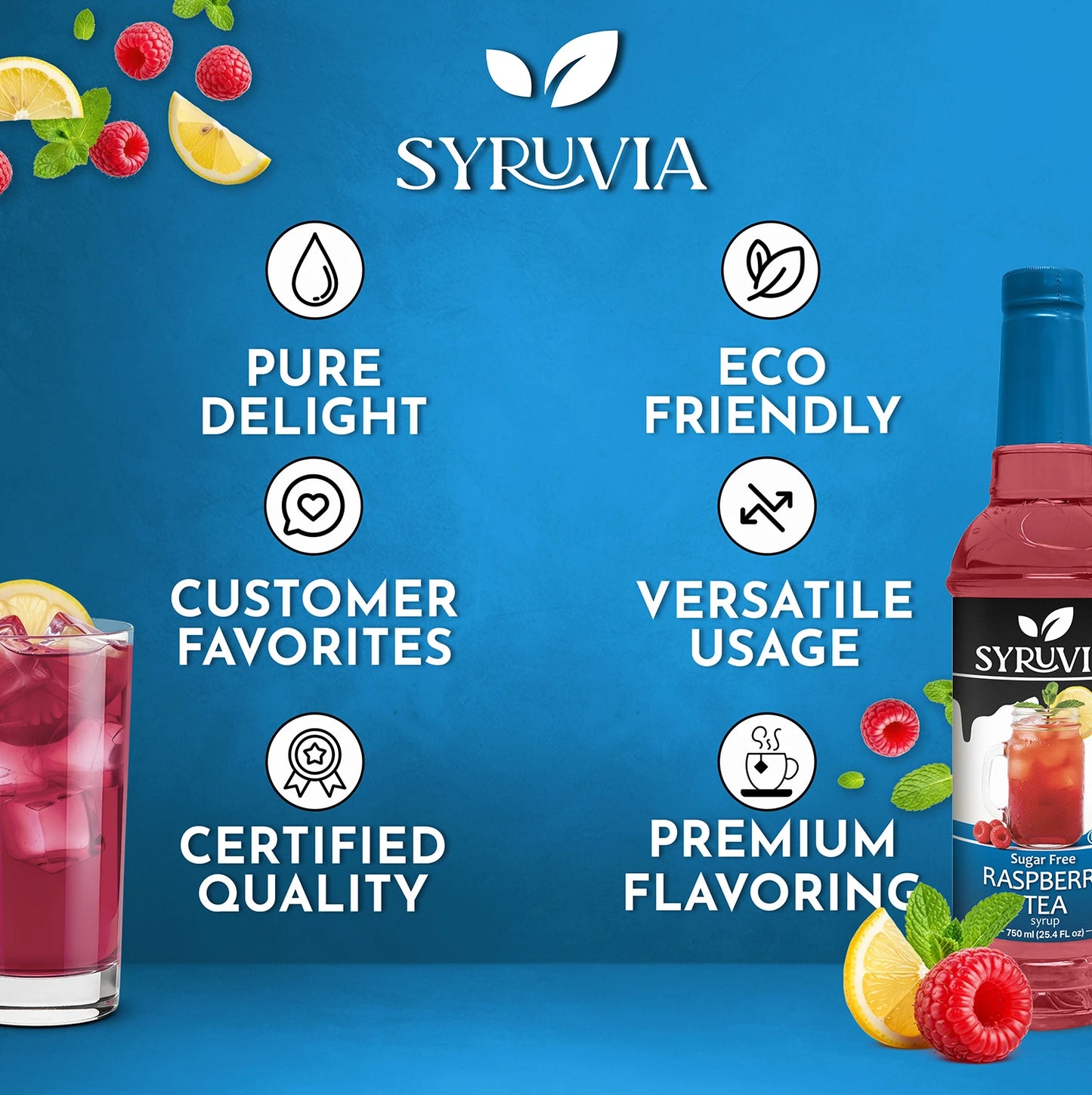 Sugar-Free Raspberry Tea Syrup