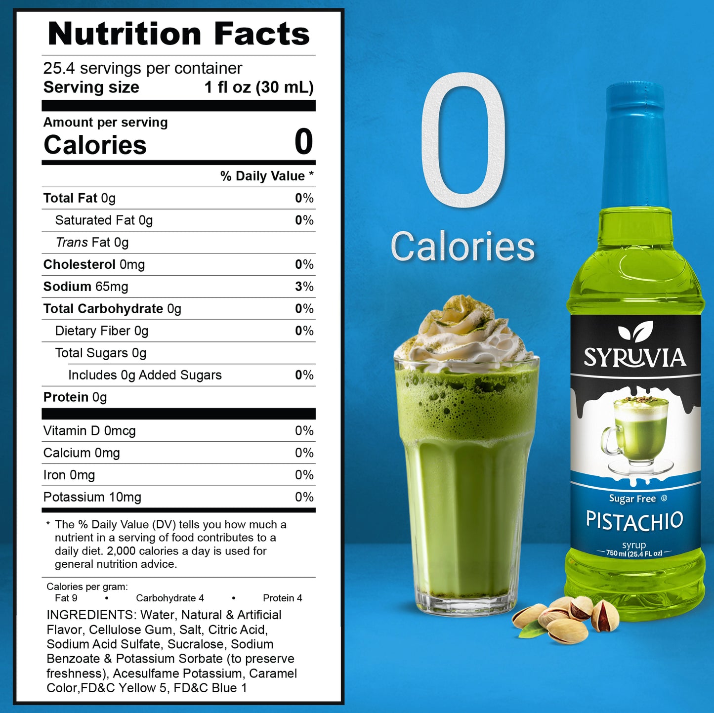 Sugar-Free Pistachio Syrup Syruvia