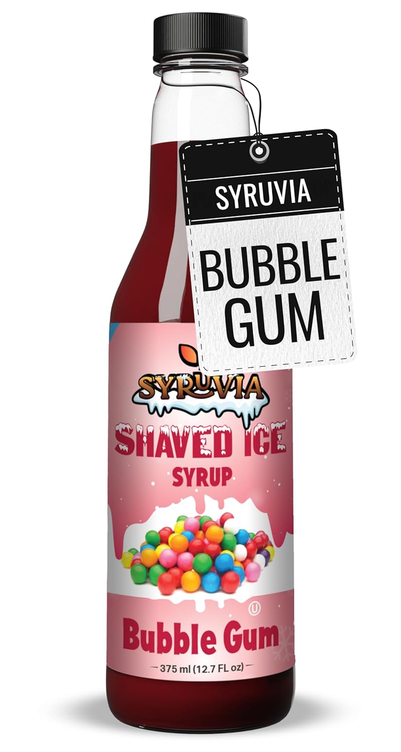 Shaved Ice Bubble Gum Syrup