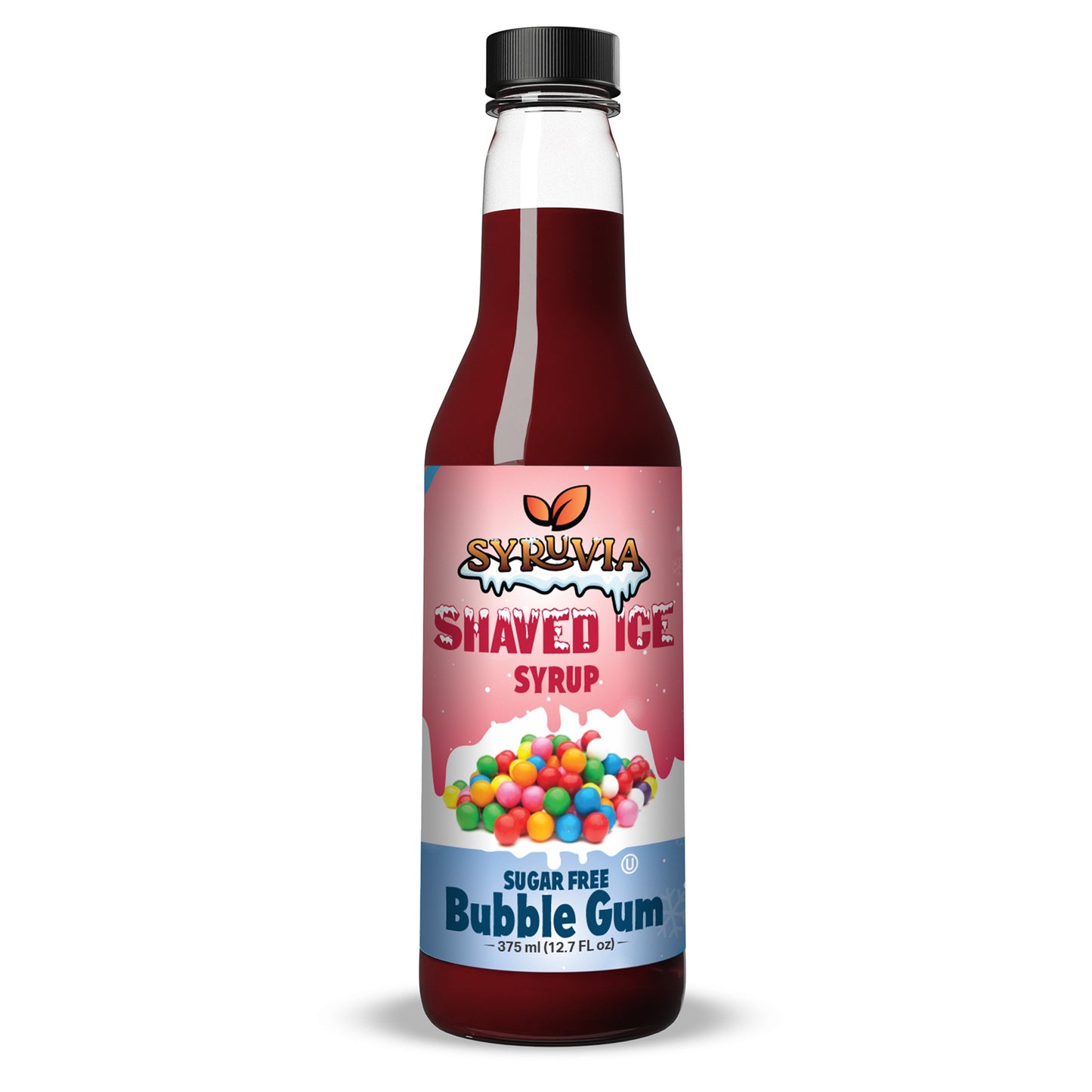 Syruvia Sugar Free Snow Cone Bubble gum Syrup