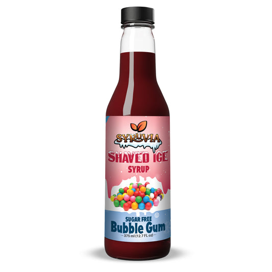 Syruvia Sugar Free Snow Cone Bubble gum Syrup