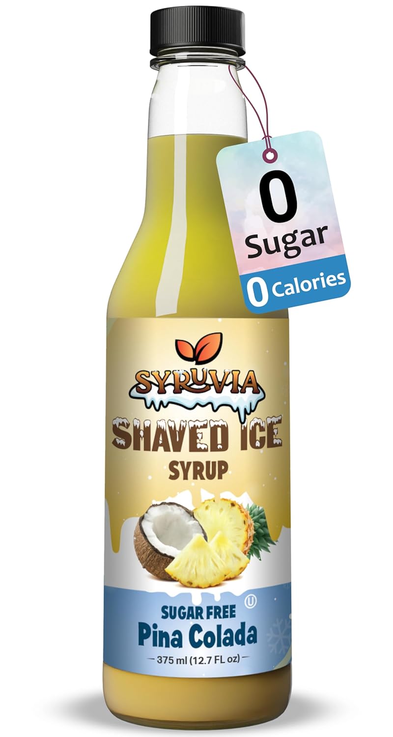 Shaved Ice Sugar Free Pina Colada Syrup