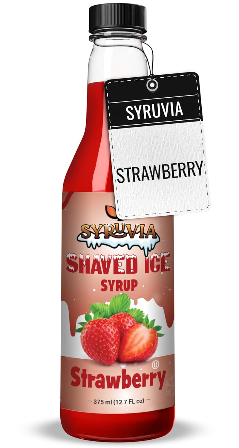 Shaved Ice Bubble Strawberry Syrup