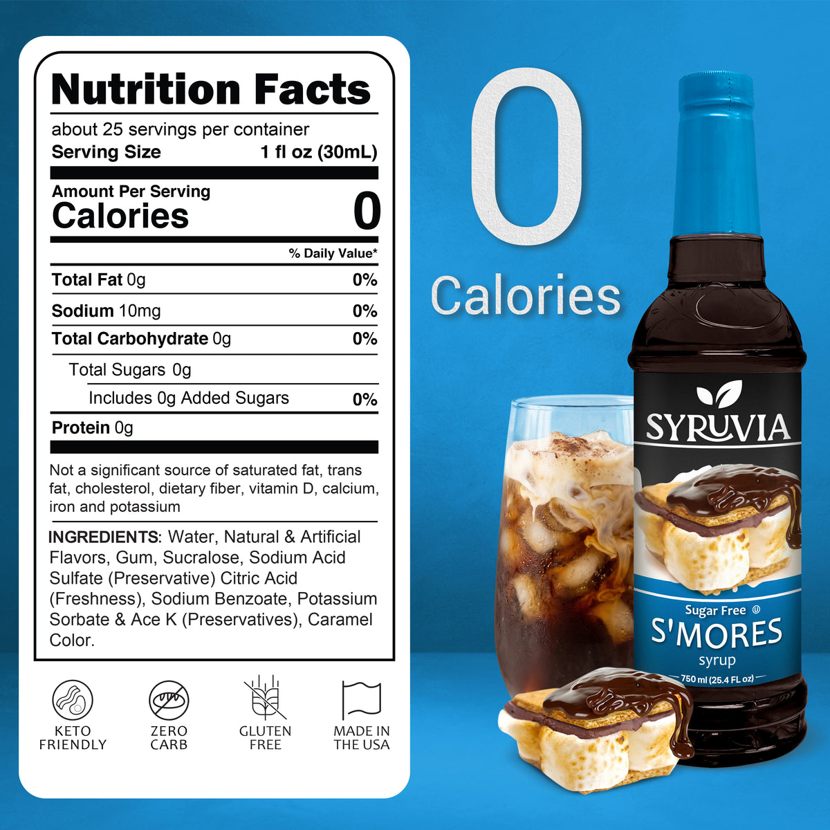 Sugar-Free S'mores Syrup Syruvia