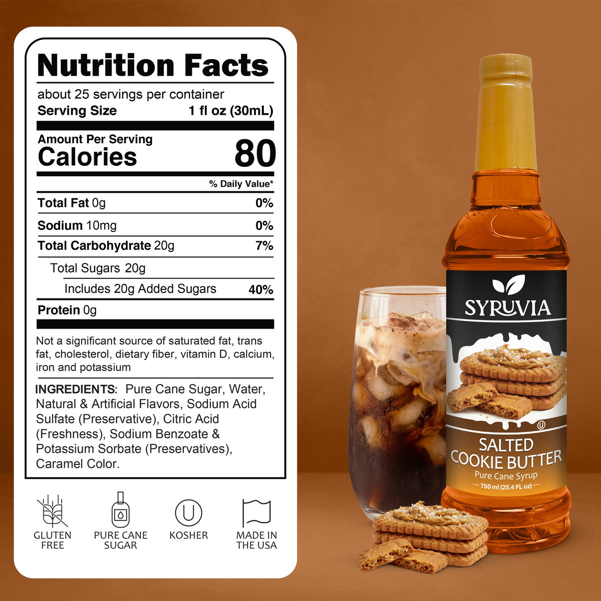 Salted Cookie Butter Syrup