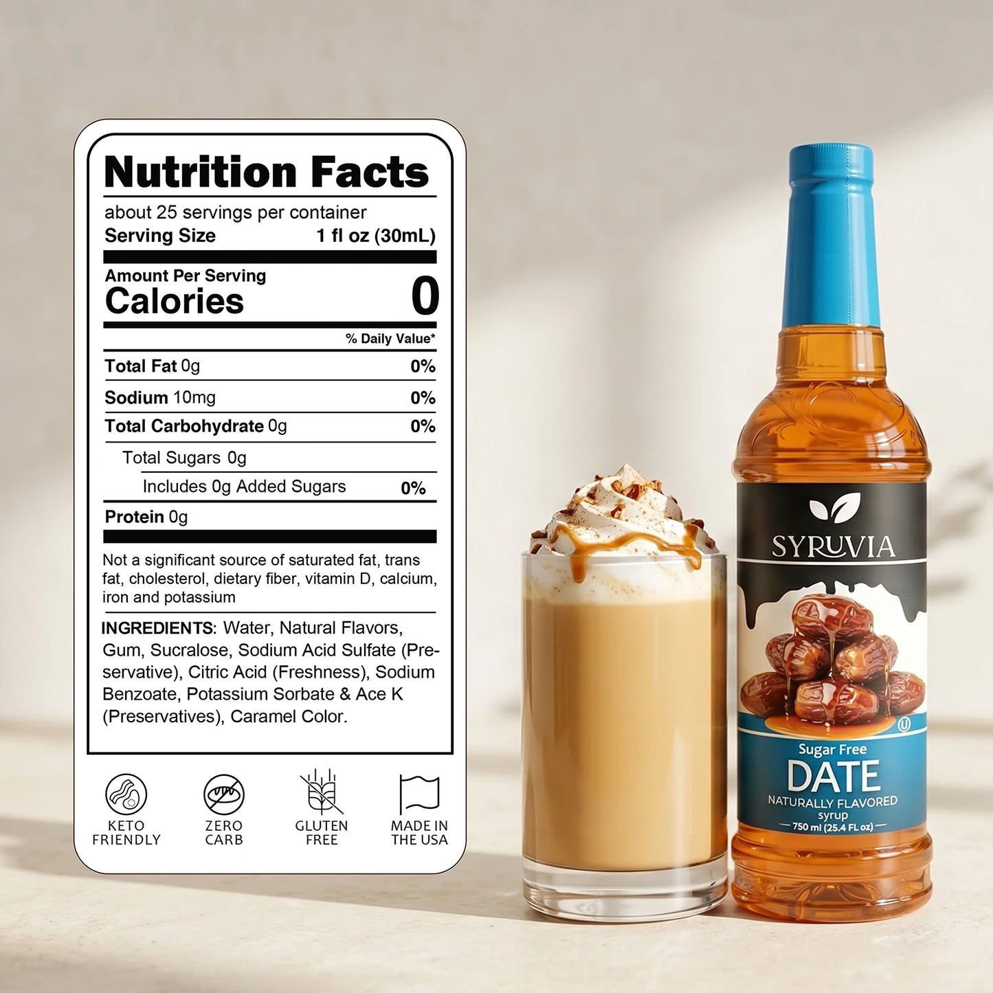 Sugar-Free Date Syrup Syruvia