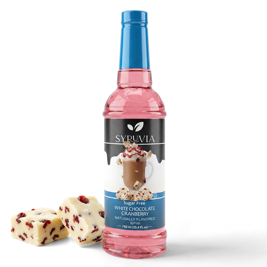 Sugar-Free White Chocolate Cranberry Syrup Syruvia