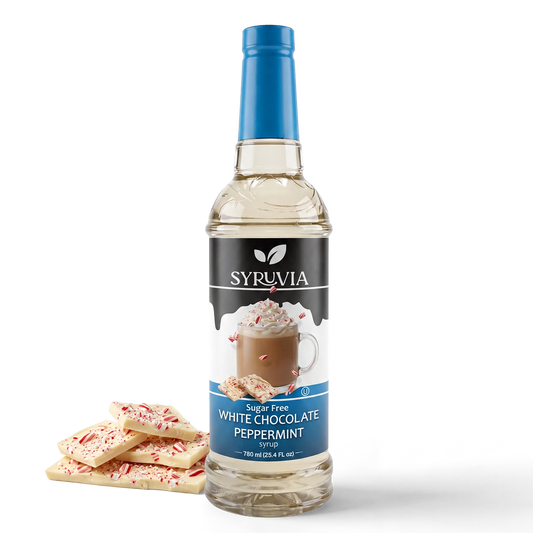 Sugar-Free White Chocolate Peppermint Syrup Syruvia