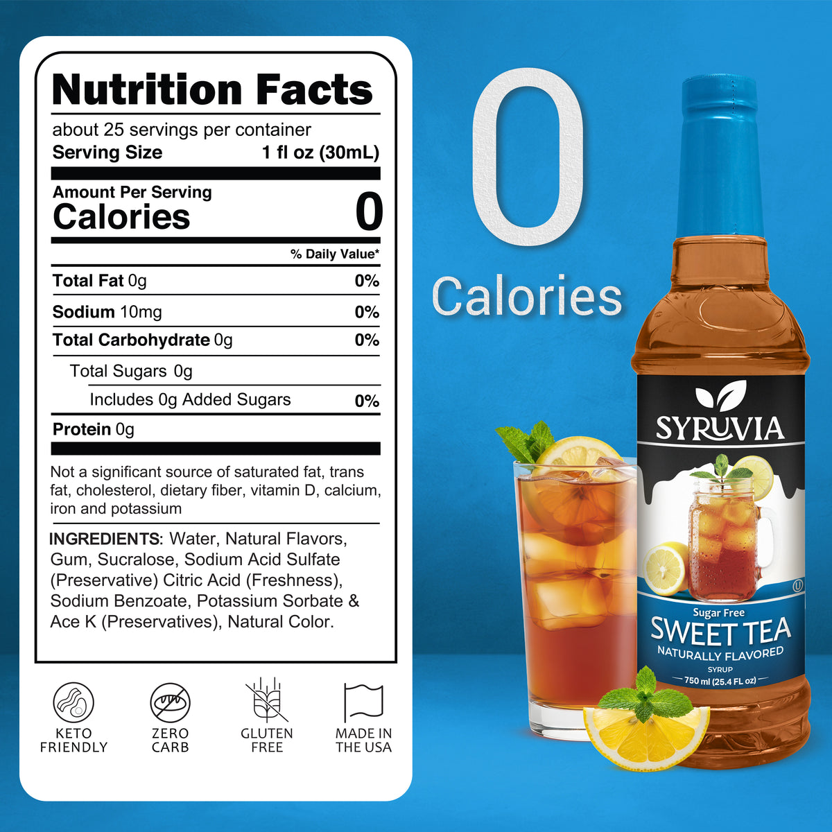 Sugar-Free Sweet Tea Syrup