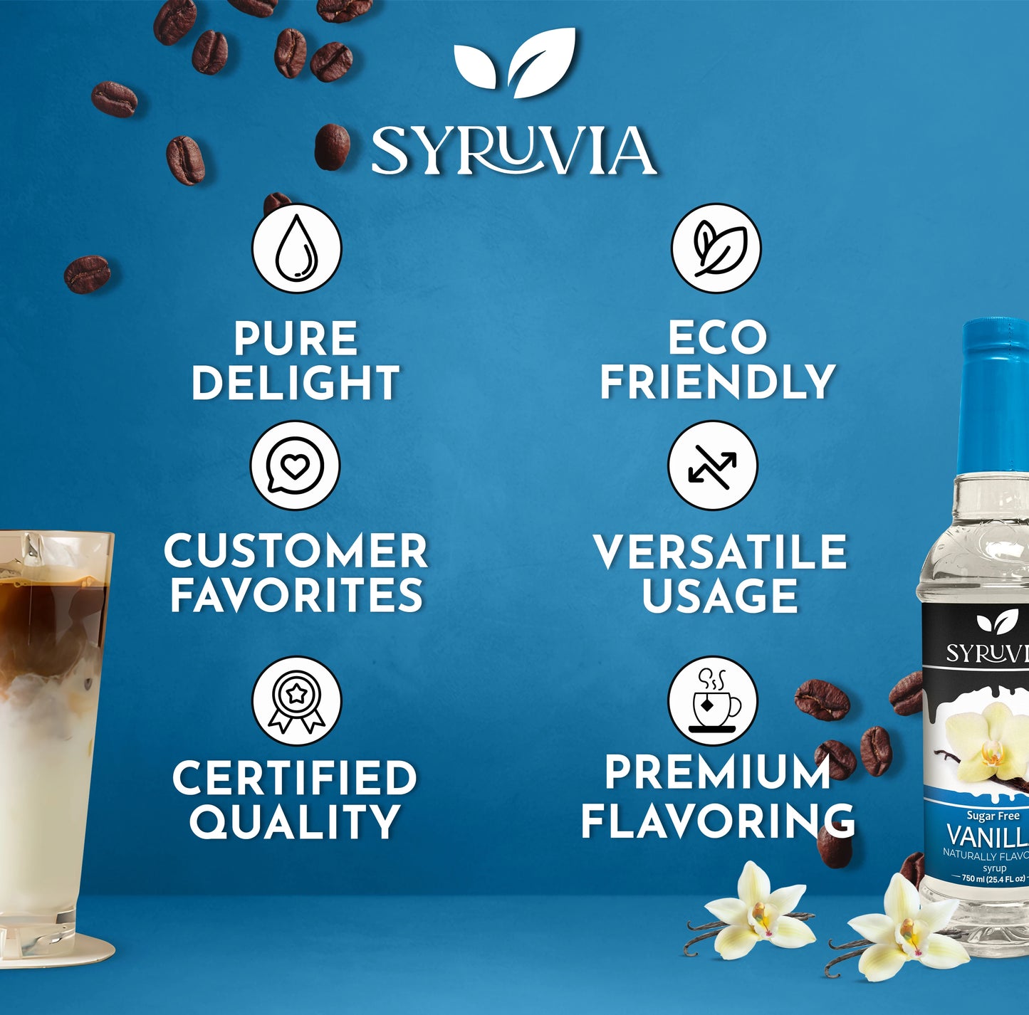 Sugar-Free Vanilla Syrup Syruvia