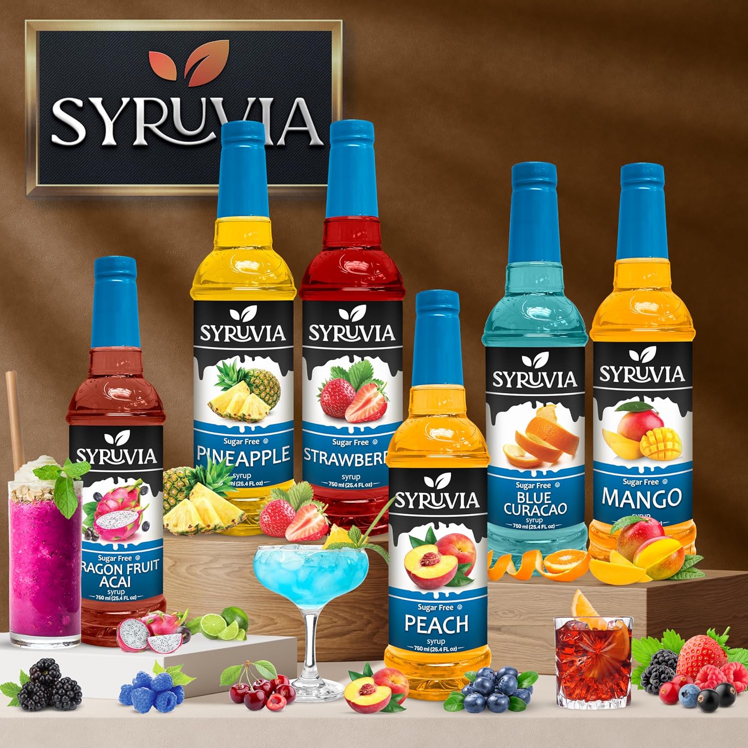 Syruvia syrup sugar free