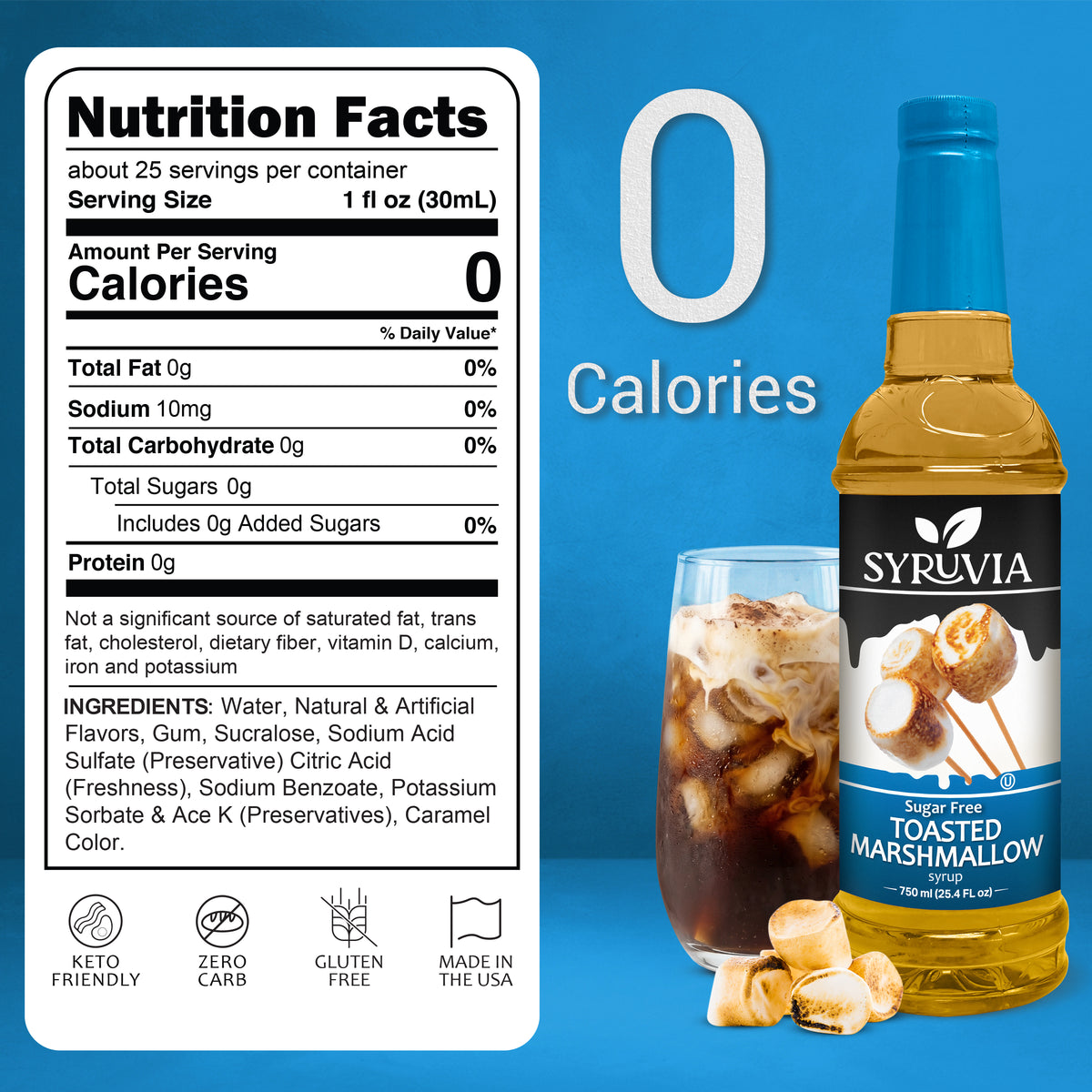 Sugar-Free Toasted Marshmallow Syrup Syruvia