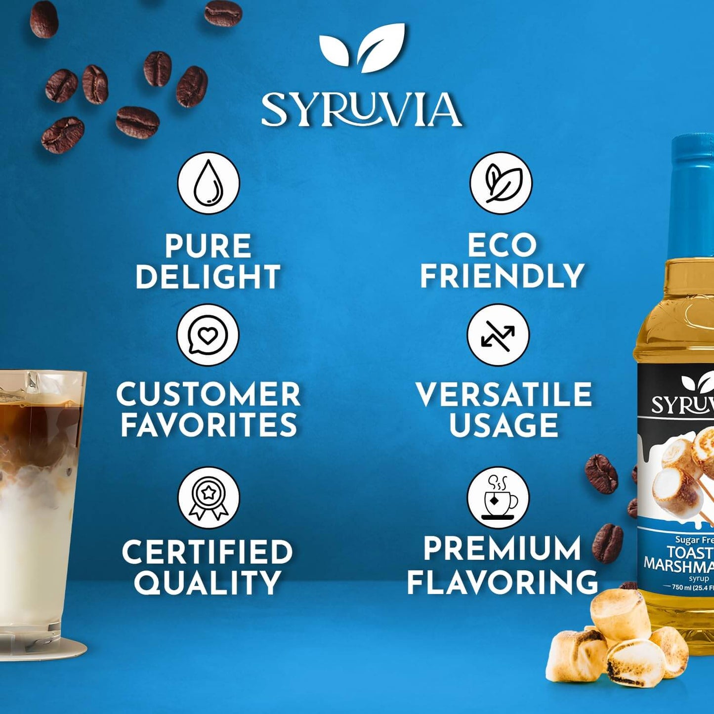 Toasted Marshmallow sugarfree coffee syrup