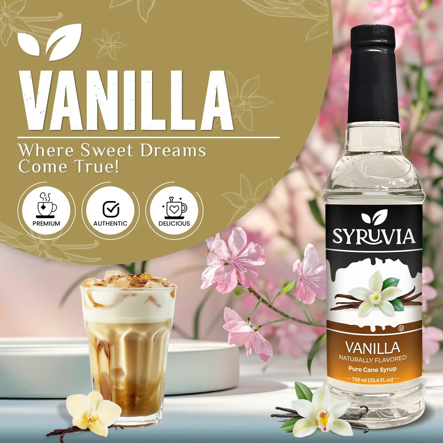 Vanilla Syrup Syruvia