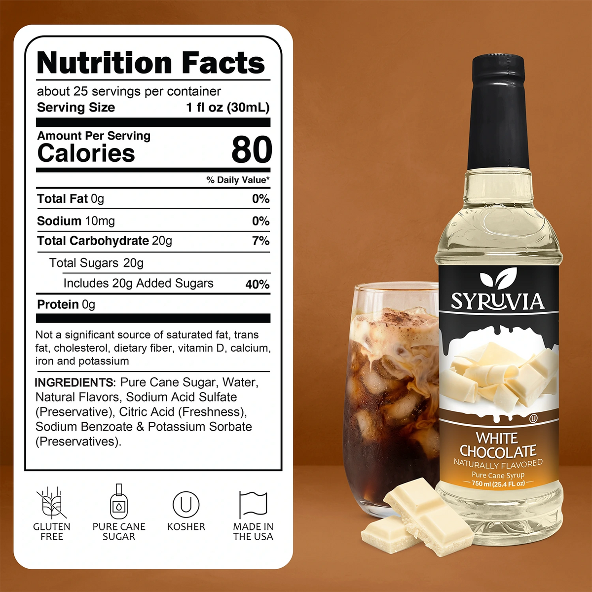 White Chocolate Syrup Syruvia