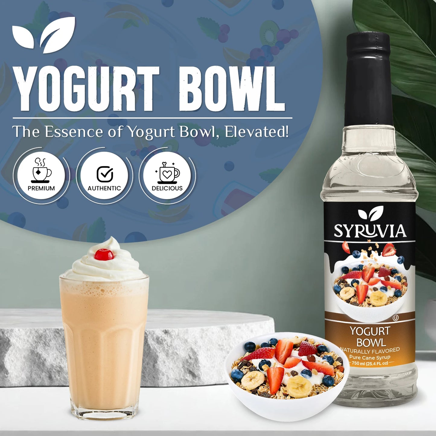 Yogurt Bowl Syrup Syruvia