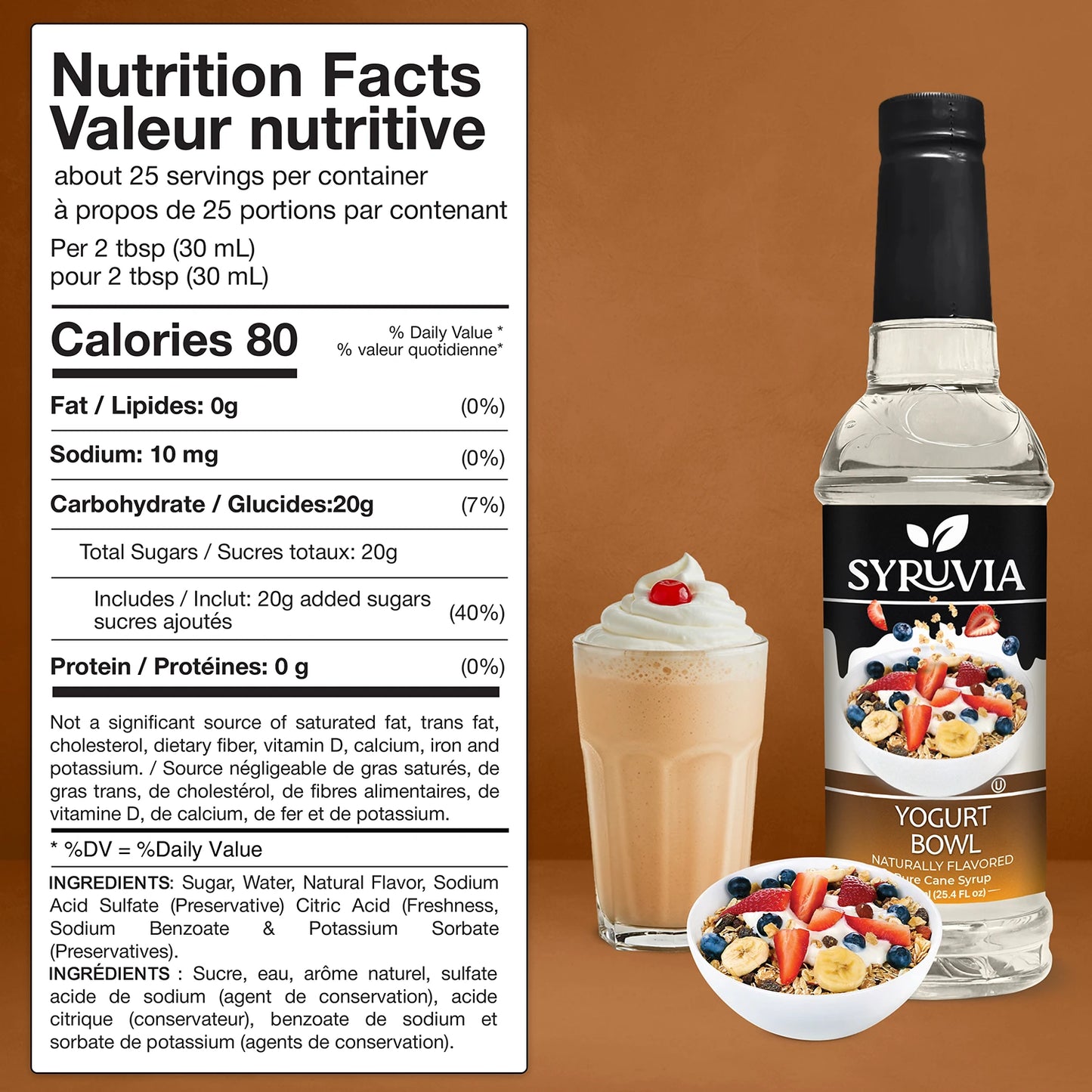 Yogurt Bowl Syrup Syruvia