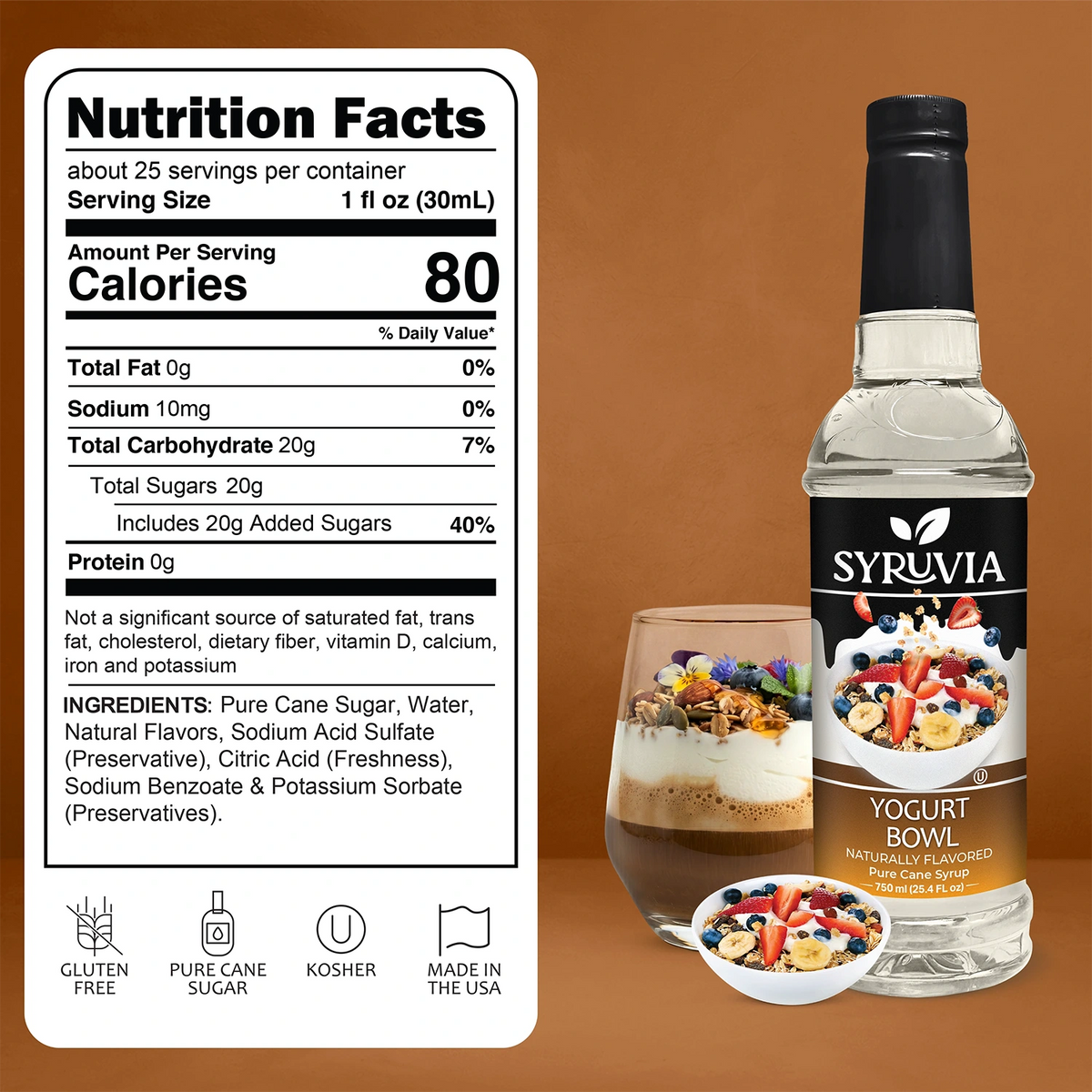 Yogurt Bowl Syrup Syruvia