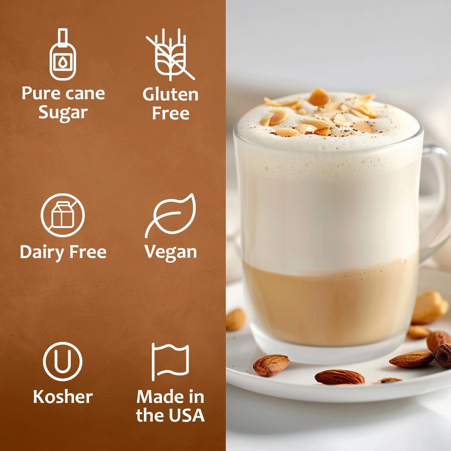 almond syrup coffee recipe