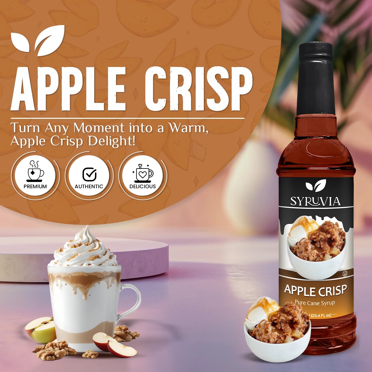 apple crisp coffee syrup