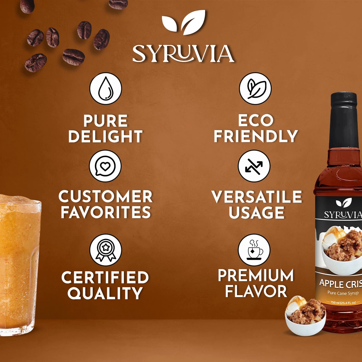 apple crisp syrup for coffee