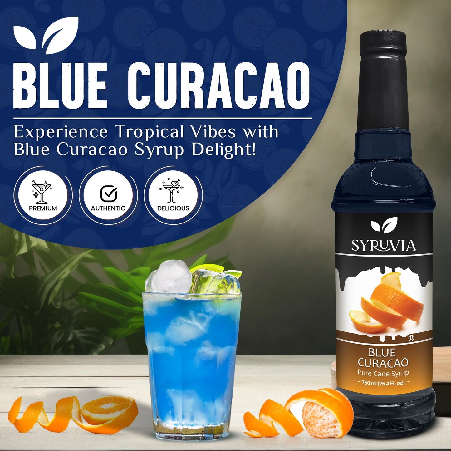 blue curacao liqueur