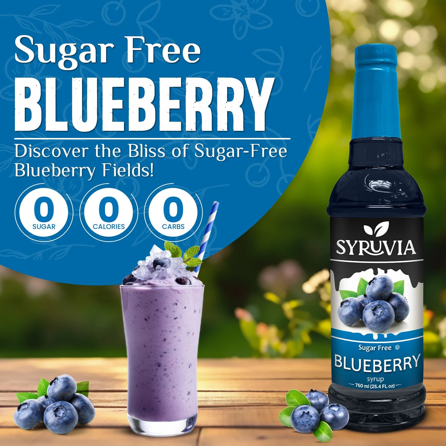blueberry syrup sugar free