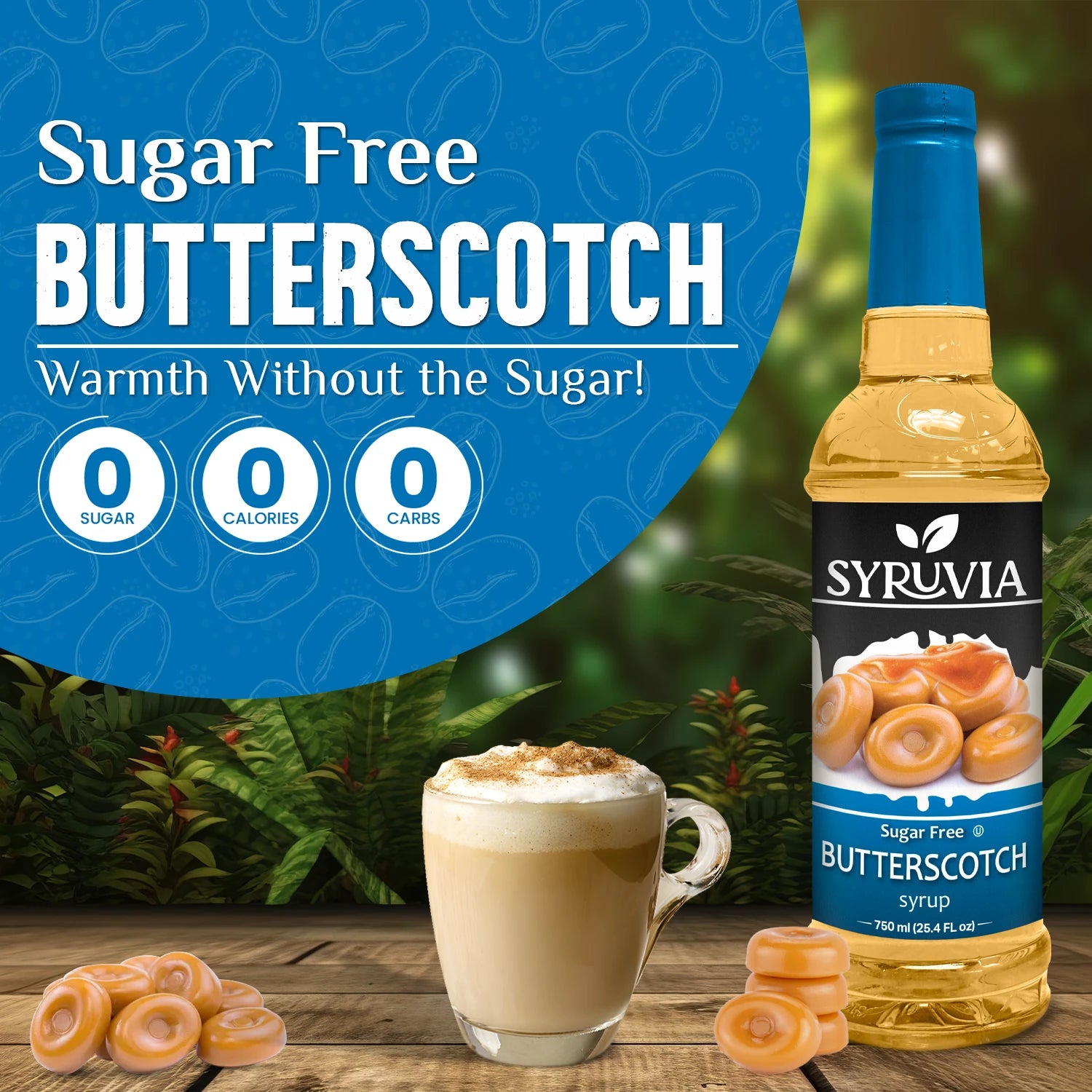 butterscotch syrup for coffee sugar free