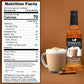 cinnamon dolce syrup nutrition facts 