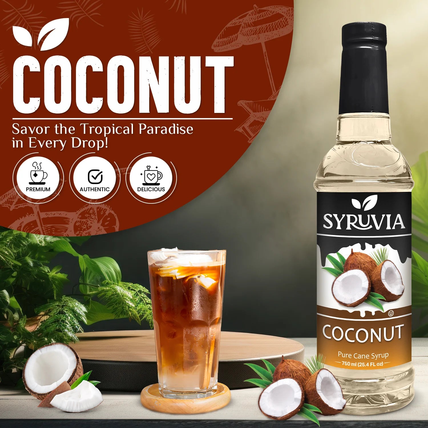 coconut syrup for coffee