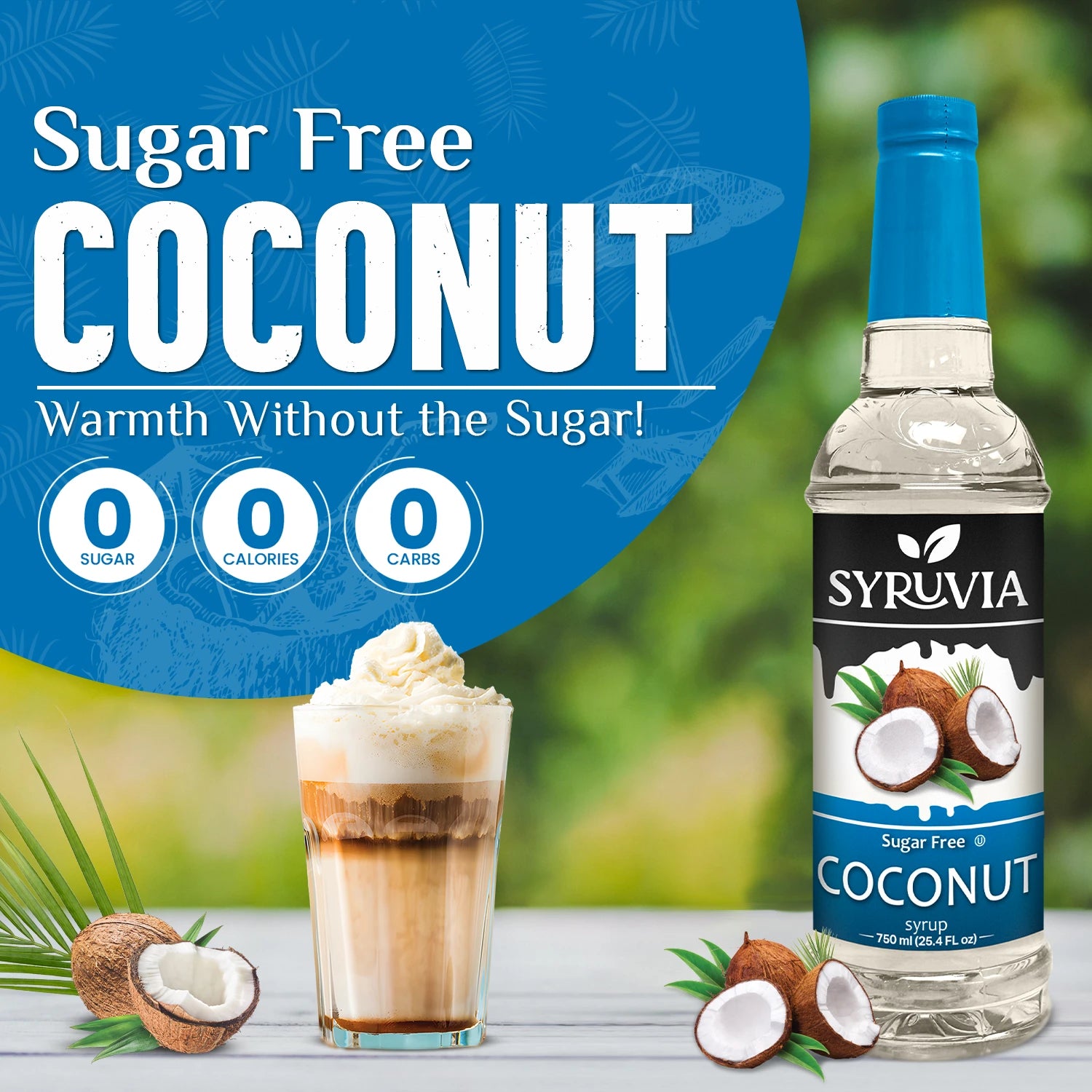 coconut syrup sugar free