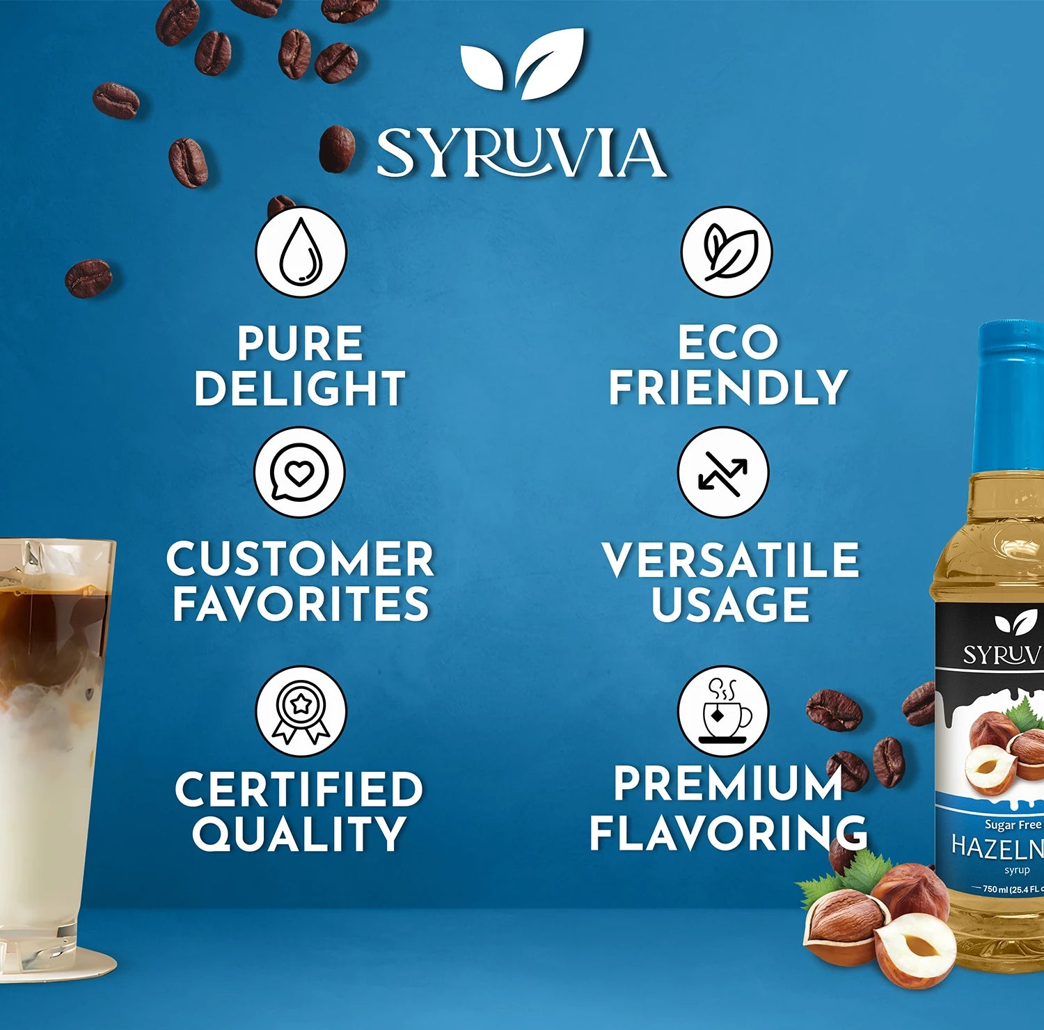 coffee syrup hazelnut