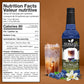 coffee syrup blunilla nutrition facts 