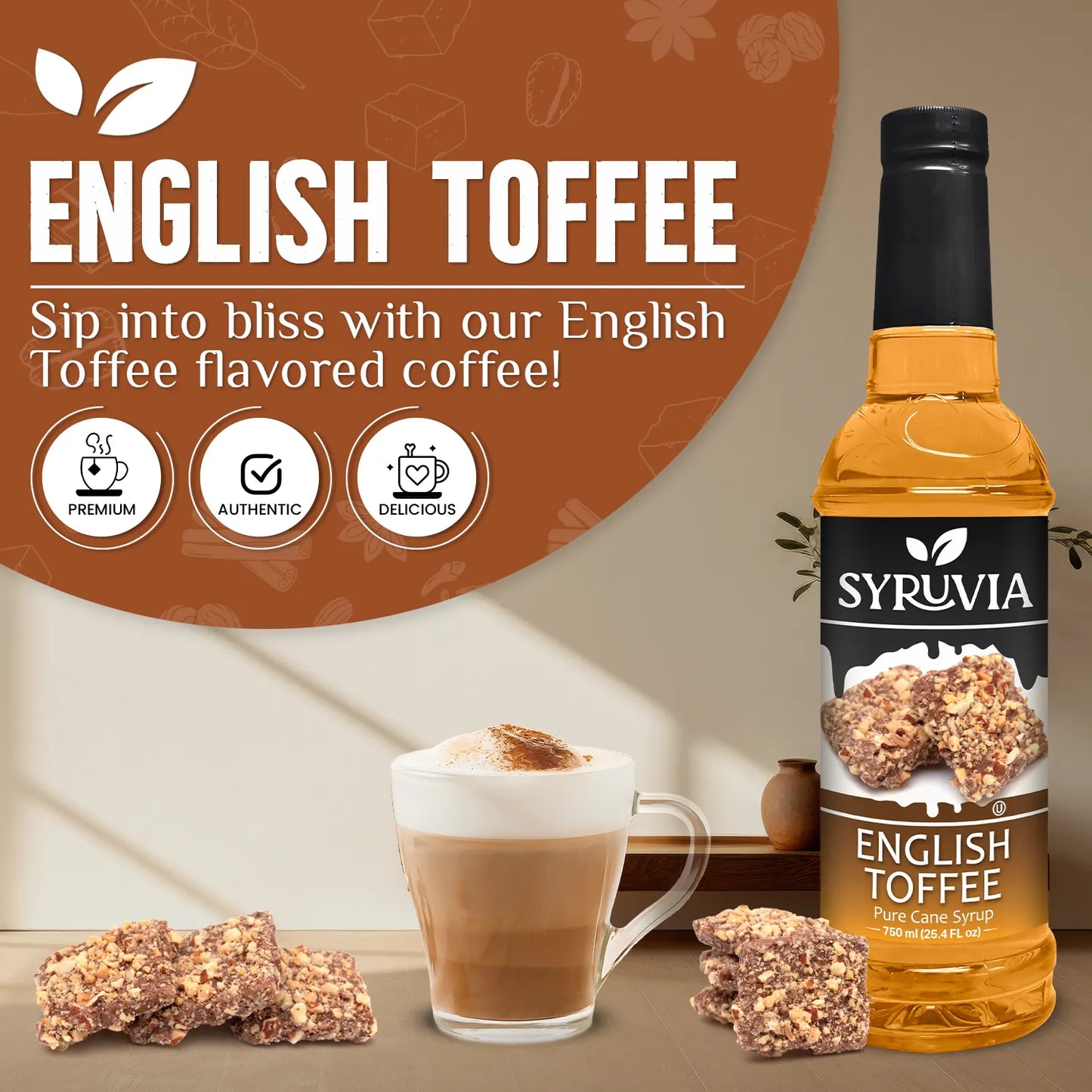coffee syrup english toffee